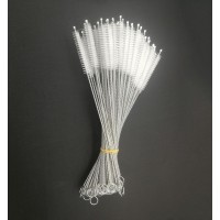 20cm Straw Cleaner Drinking Pipe Straw Brush Nylon Stainless Steel Wire Cleaning Straw Brush